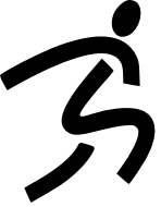 Running Man: Courtesy Wikimedia Commons. Public Domain Image